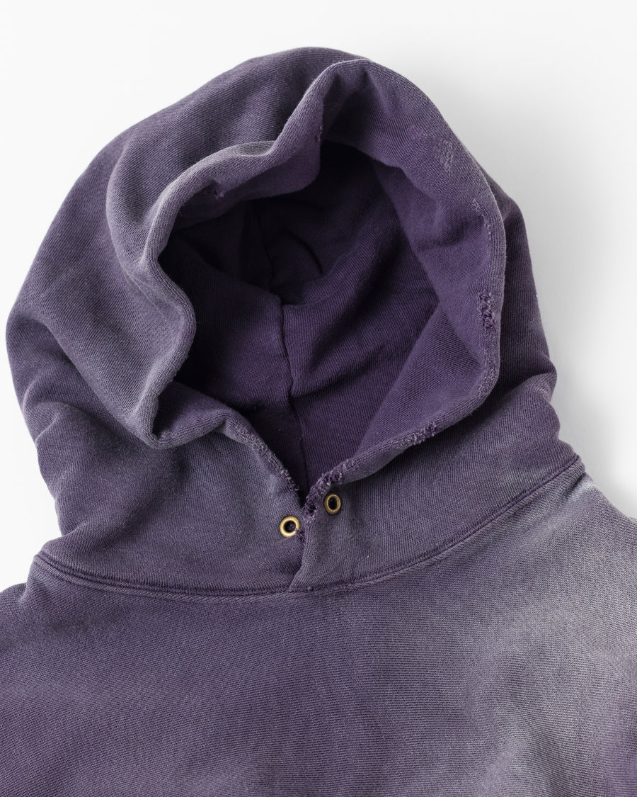 FADED SIDE LIB SWEAT PARKA PURPLE