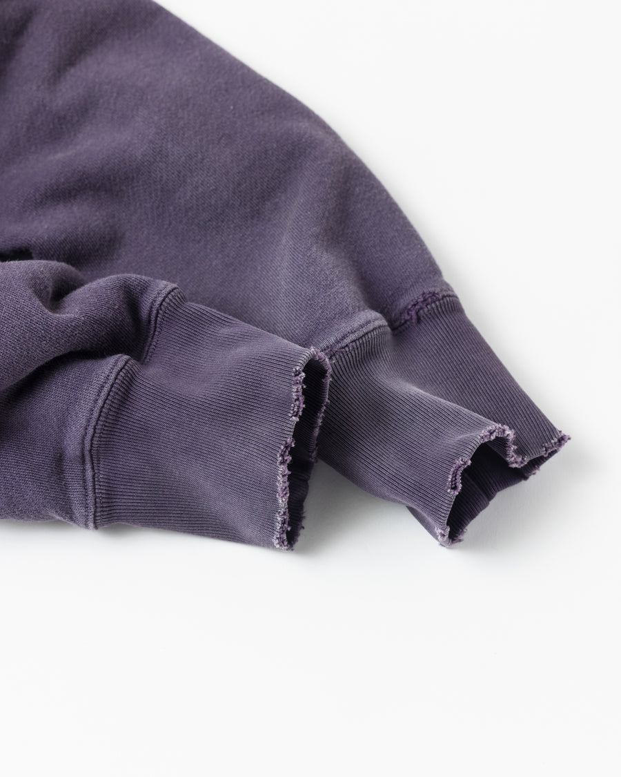 FADED SIDE LIB SWEAT PARKA PURPLE