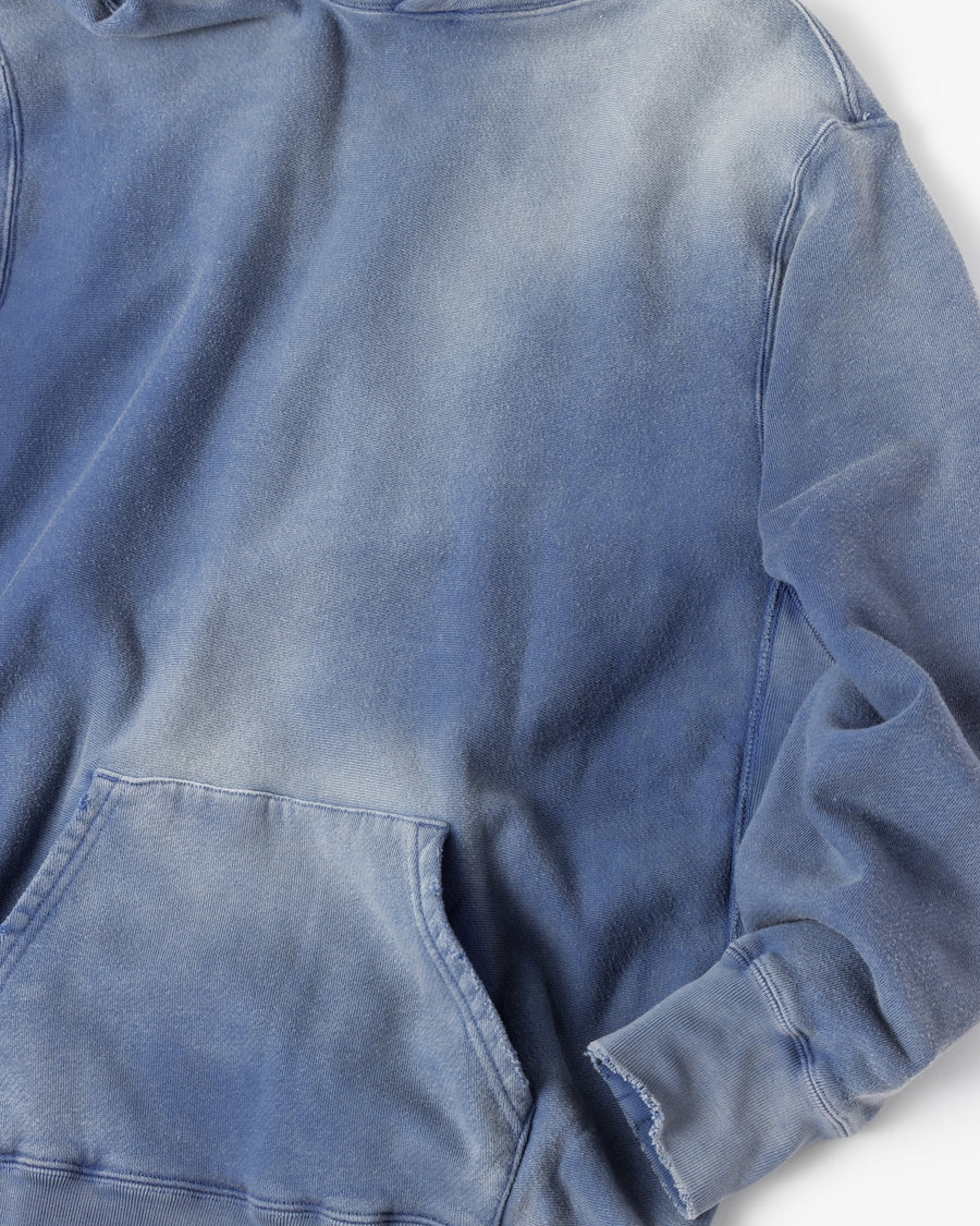 FADED SIDE LIB SWEAT PARKA BLUE