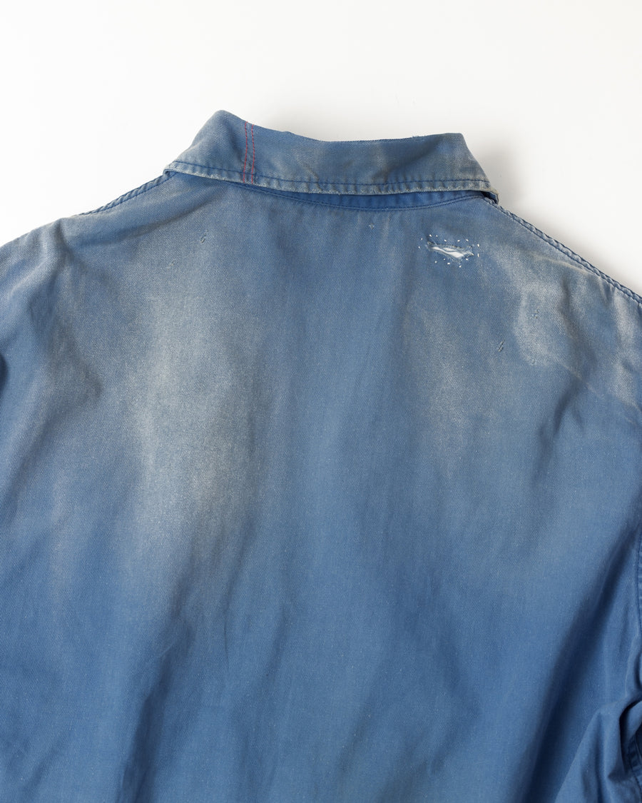 REMAKED TIMEWORN WORK JACKET BLUE