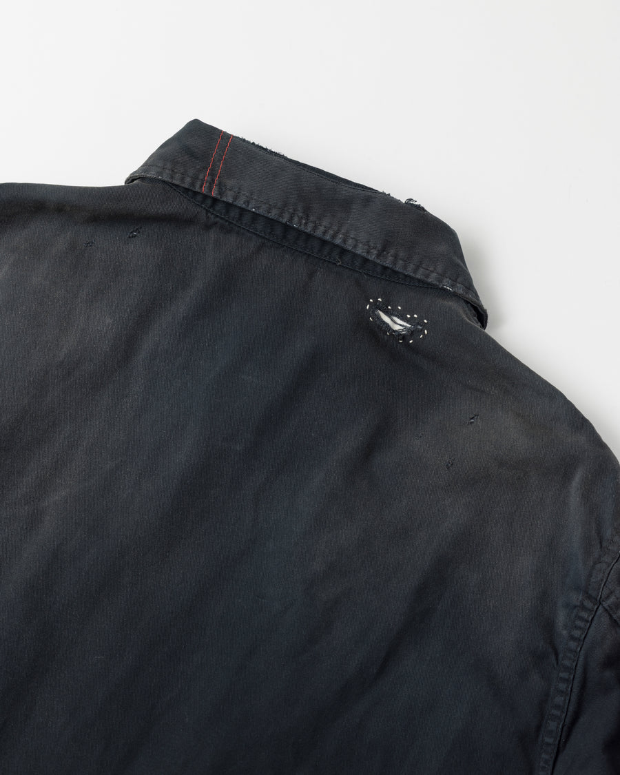 REMAKED TIMEWORN WORK JACKET BLACK