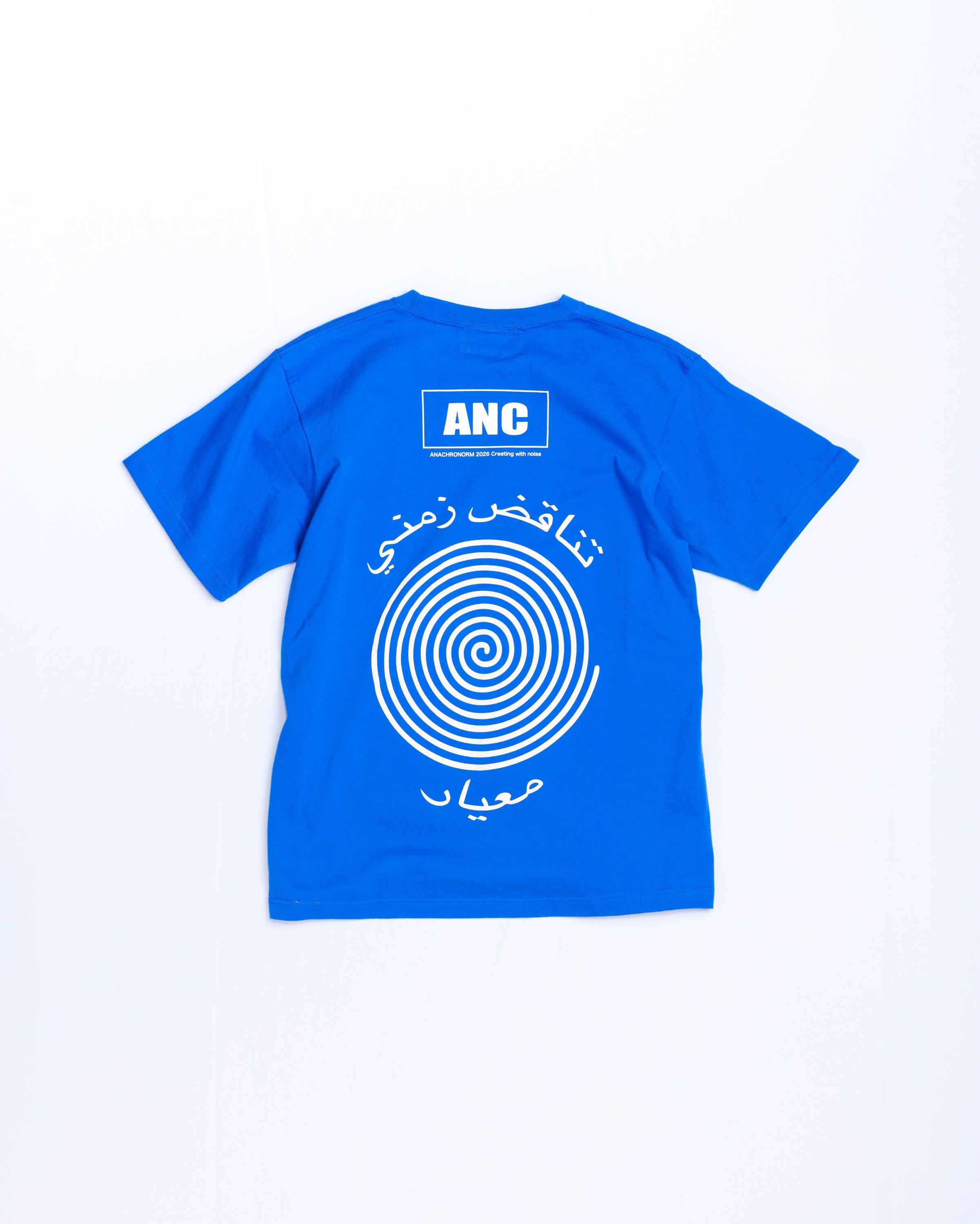 VORTEX PRINTED S/S T-S BLUE