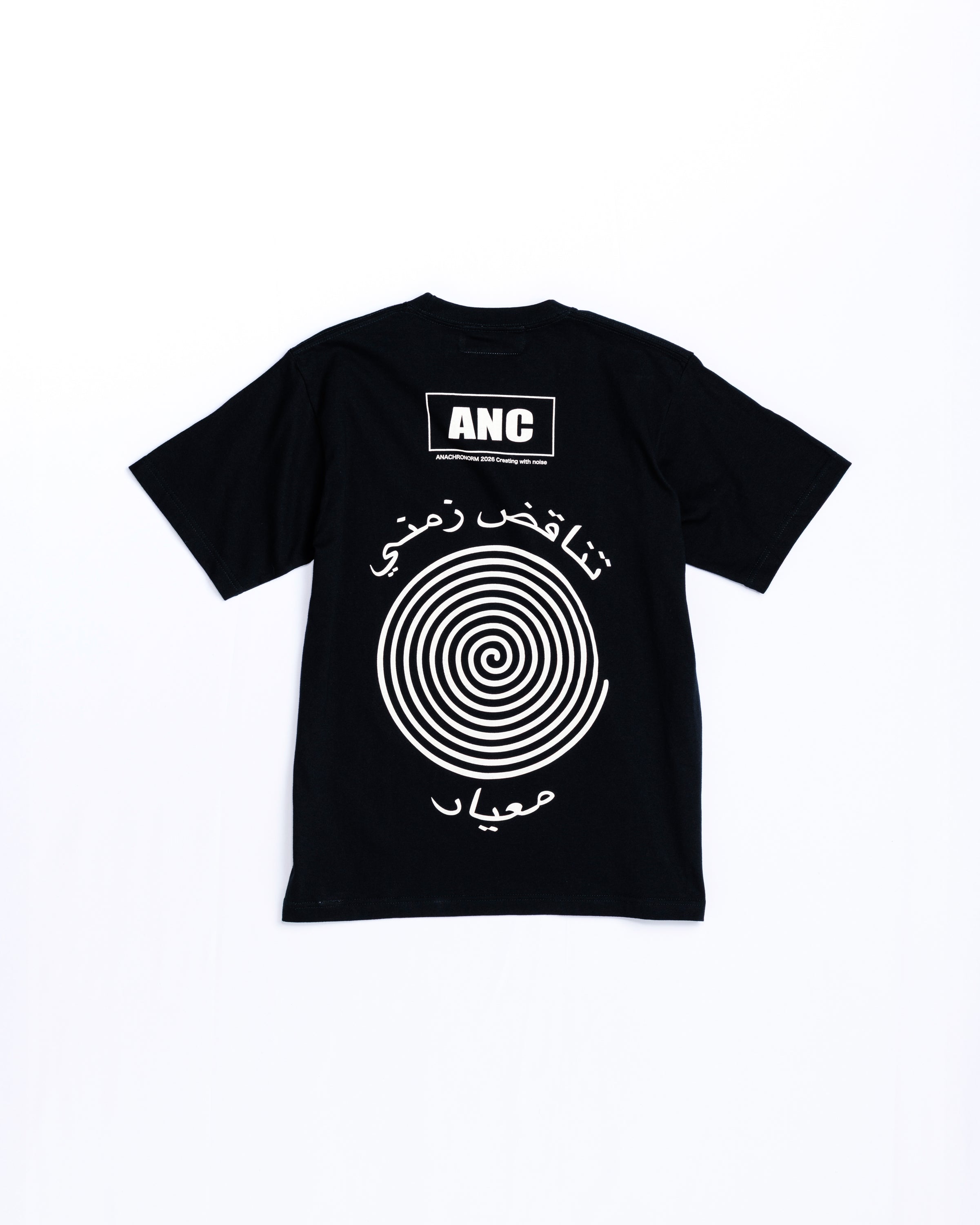VORTEX PRINTED S/S T-S BLACK