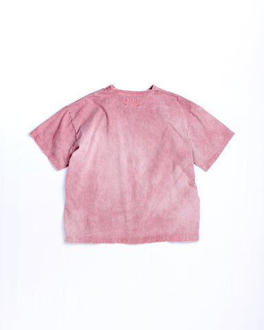 PIGMENT DYED POCKET S/S T-S RED