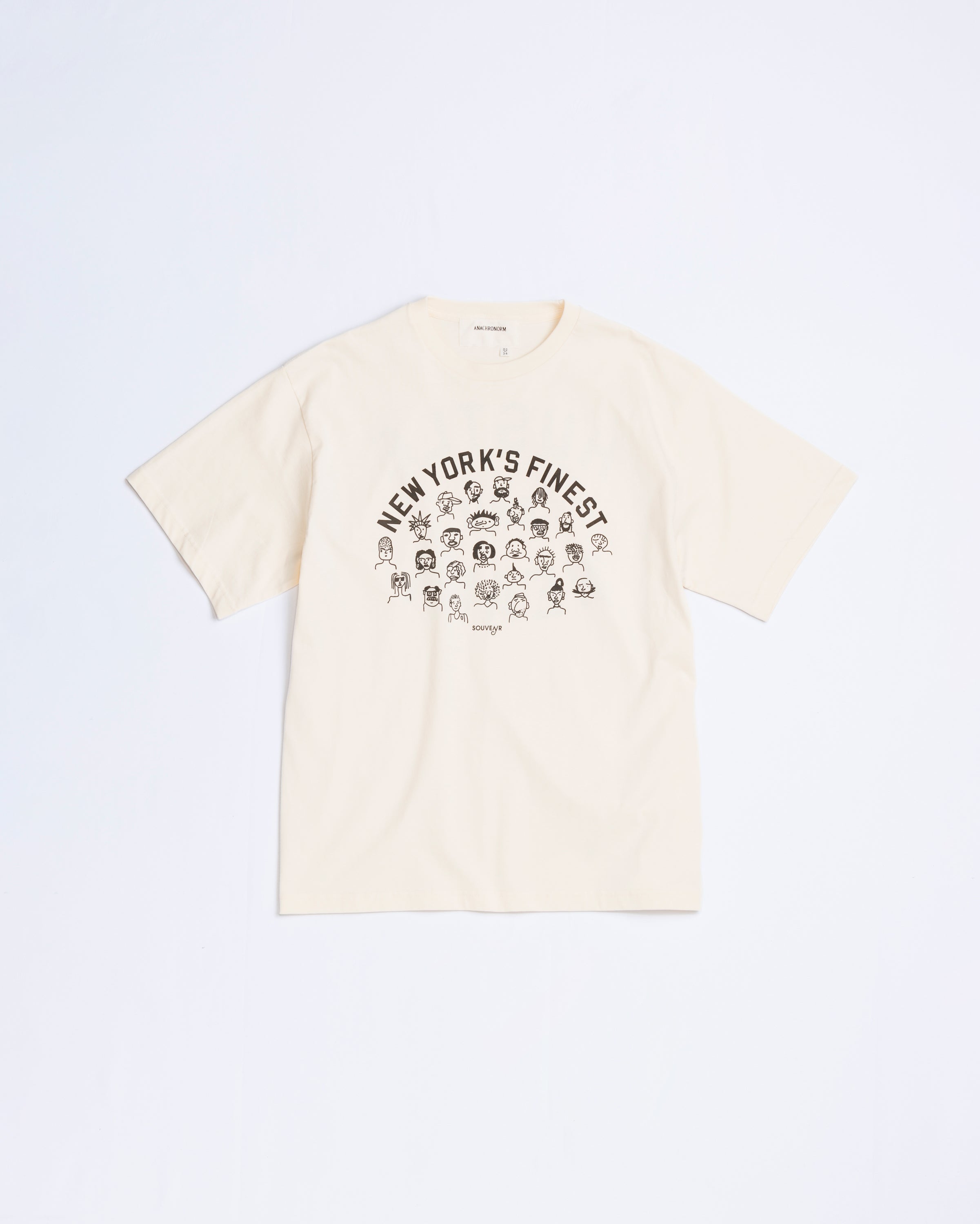 NYC FACES S/S T-S BEIGE