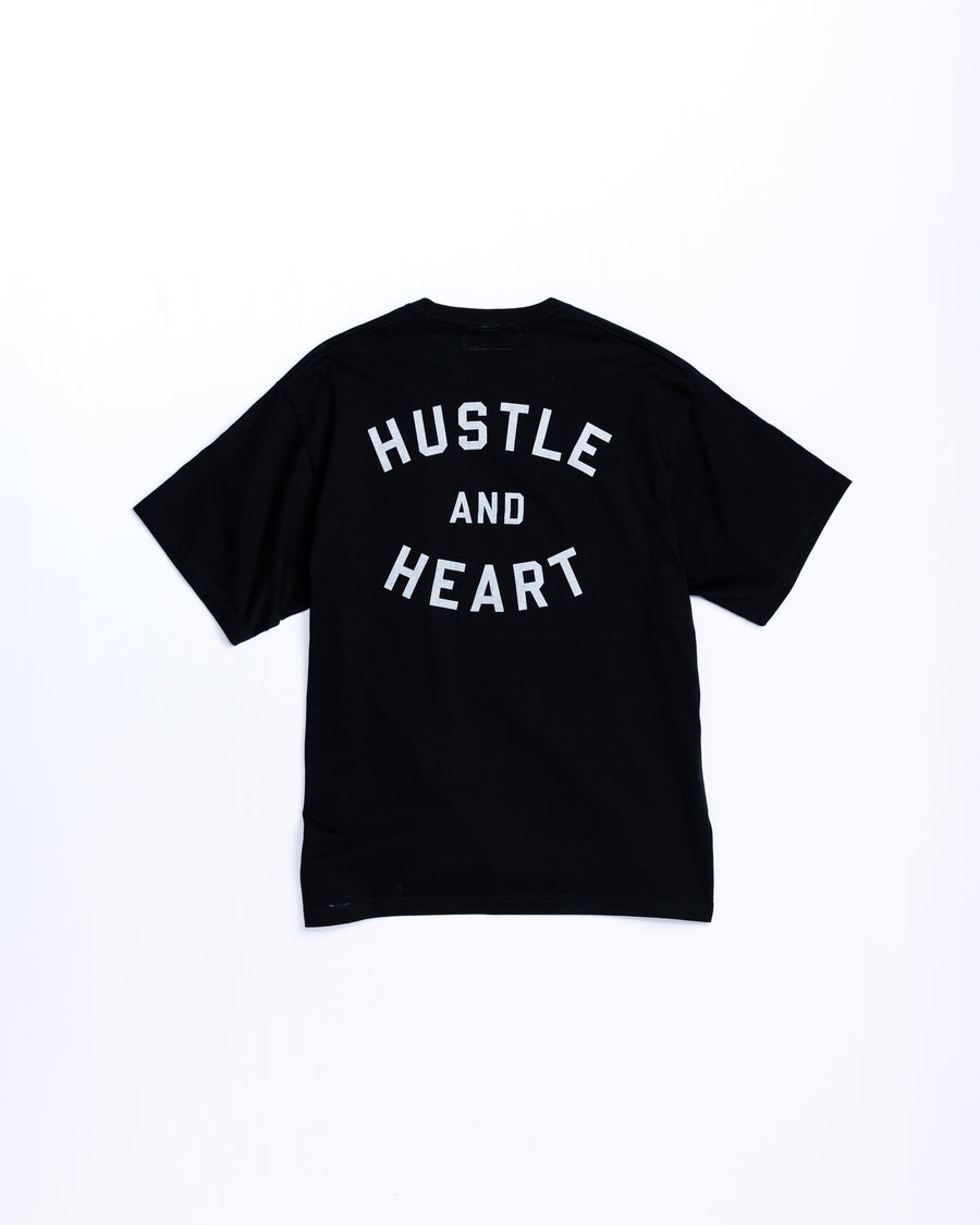 ANACHRONORM × Souvenyr NYC フェイシズ 半袖Tシャツ ブラック | コラボグラフィック ニューヨーク コットン100% 