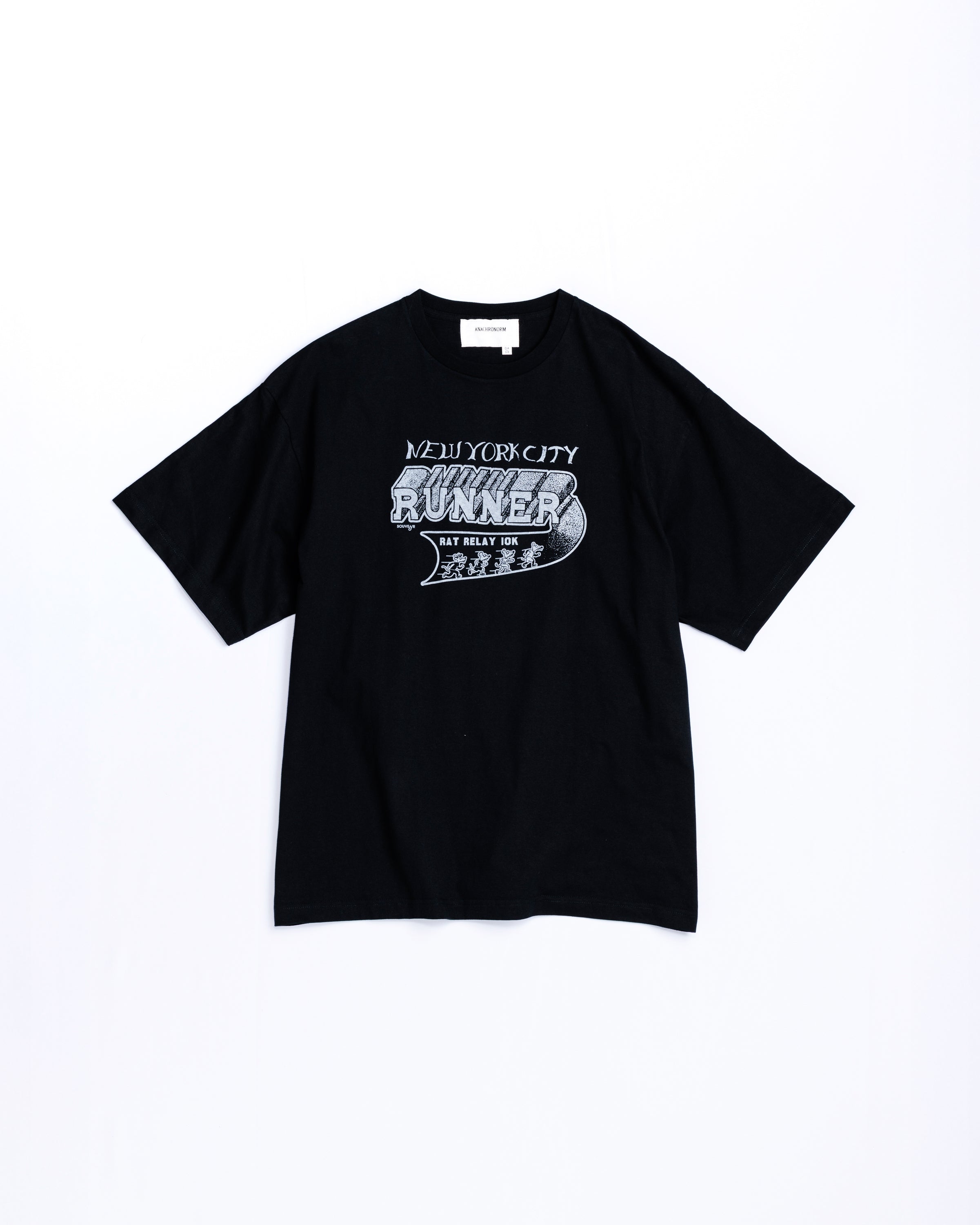 NYC RUNNING S/S T-S BLACK