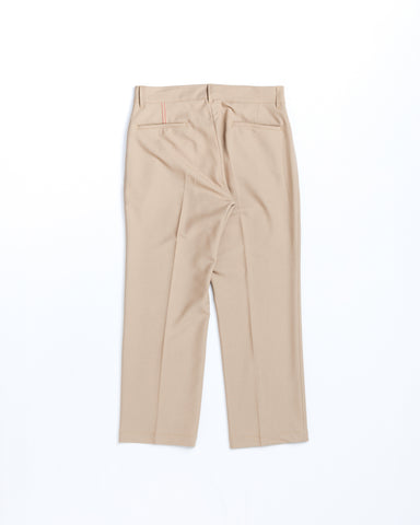 CENTER PRESS L POCKET SLACKS BEIGE