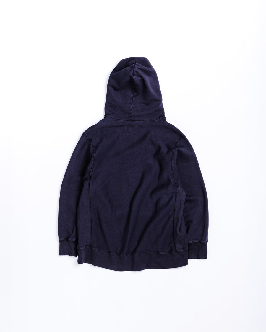 SIDE LIB SWEAT PARKA BLUE PURPLE
