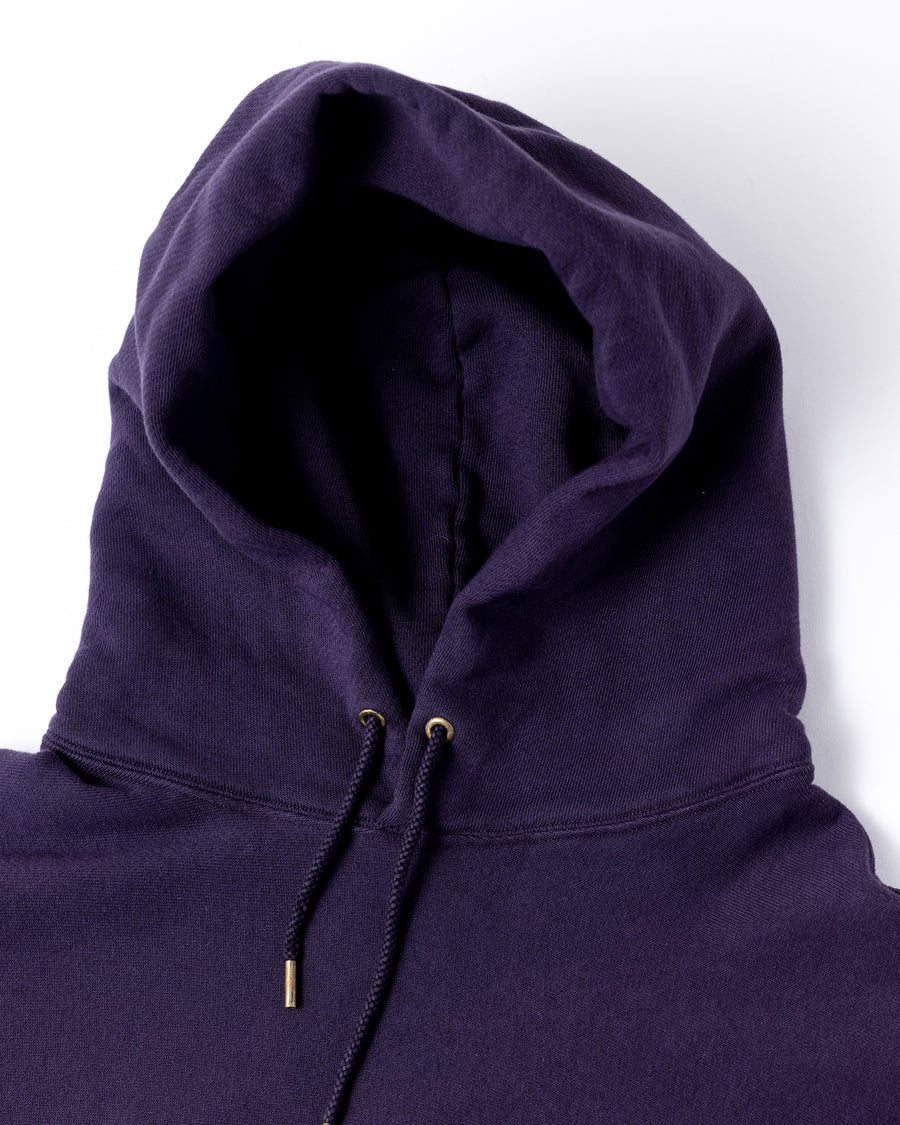 SIDE LIB SWEAT PARKA BLUE PURPLE