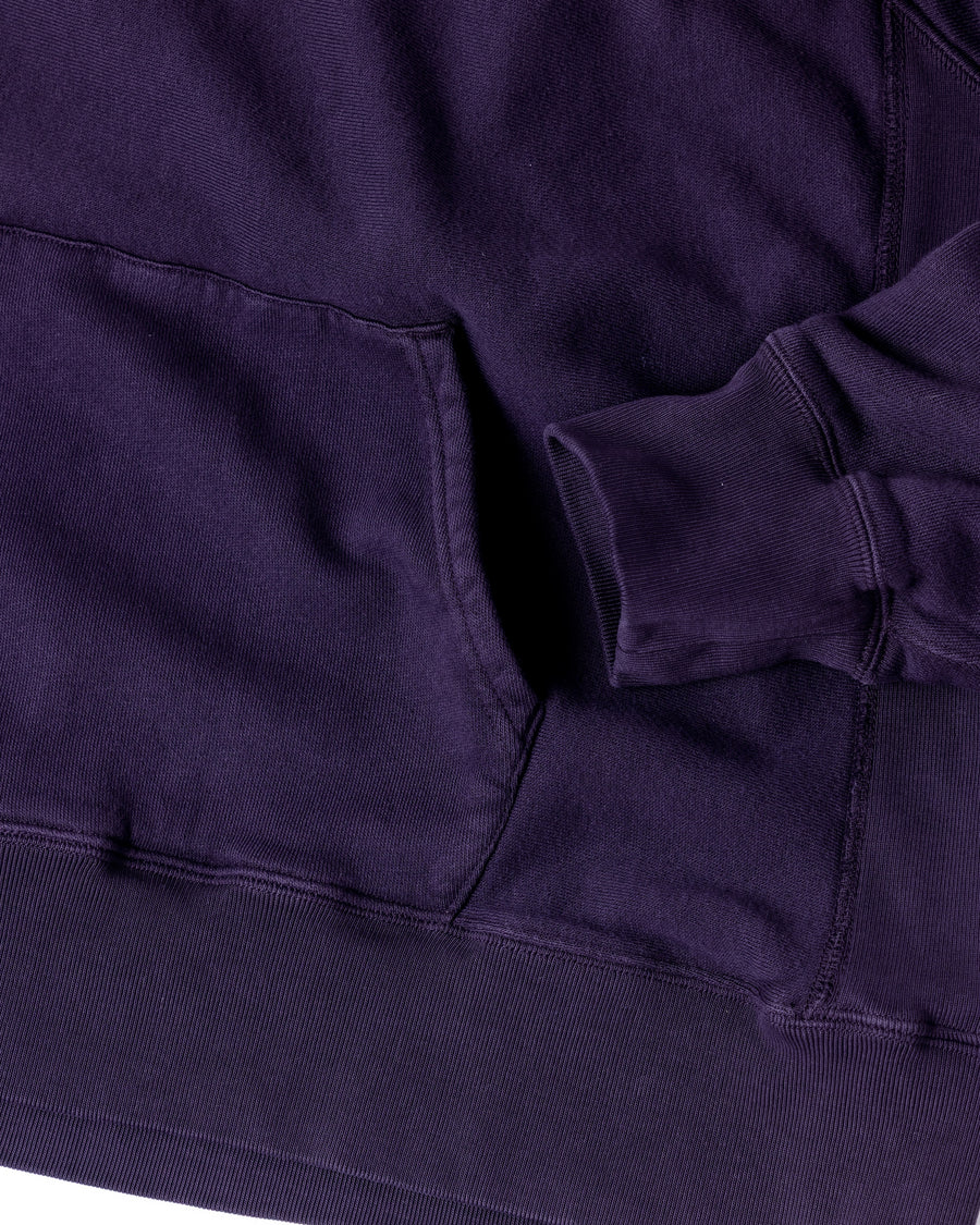 SIDE LIB SWEAT PARKA BLUE PURPLE