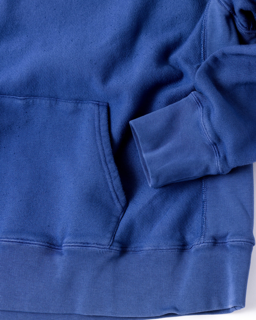 SIDE LIB SWEAT PARKA BLUE