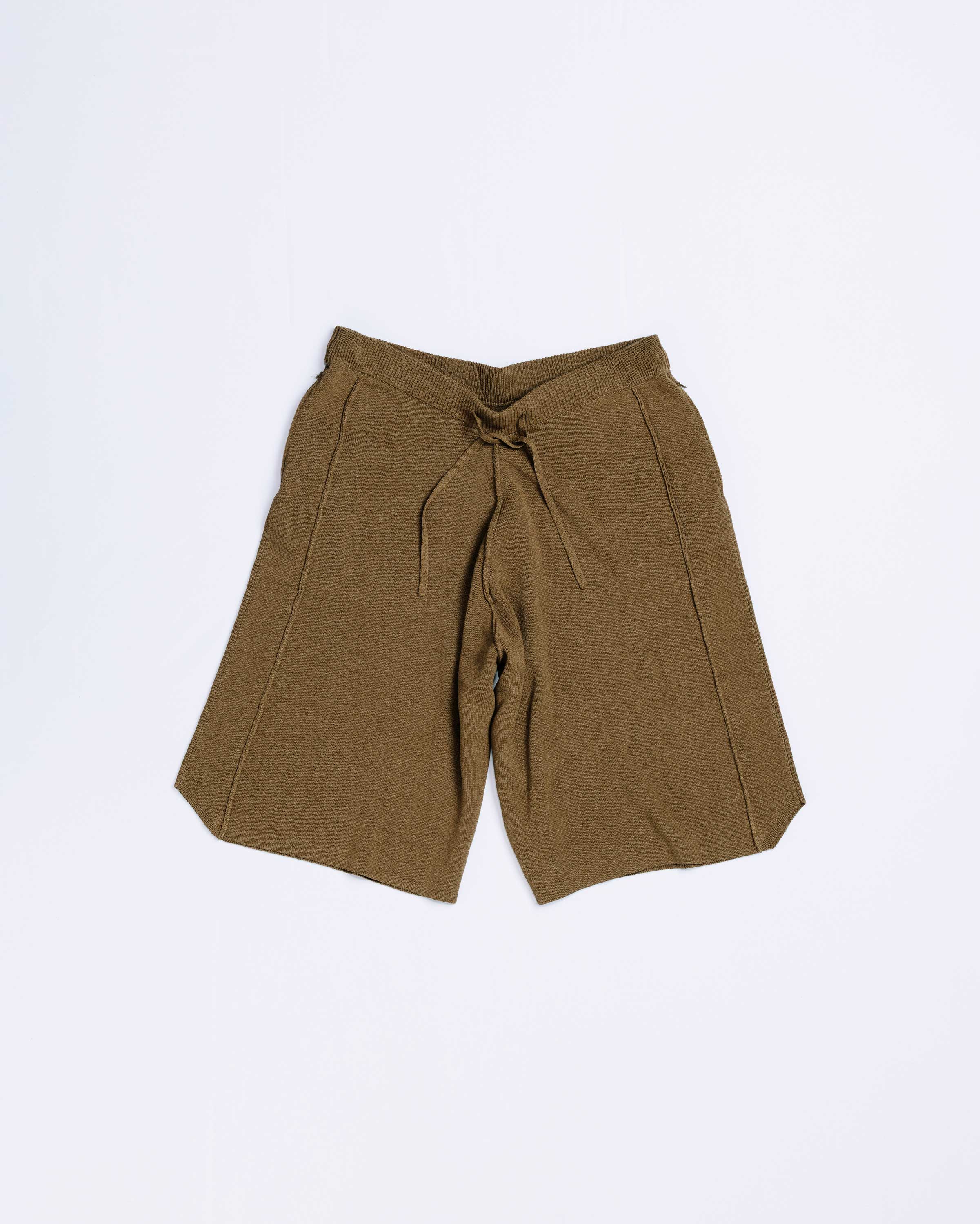 KNIT BOXING SHORTS KHAKI