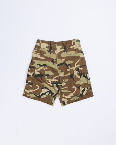ANACHRONORM フェイデッド BDU カモショーツ ウッドランド | T/Cツイル 米軍BDUリメイク エイジング加工 フロントタック 速乾 日本製
