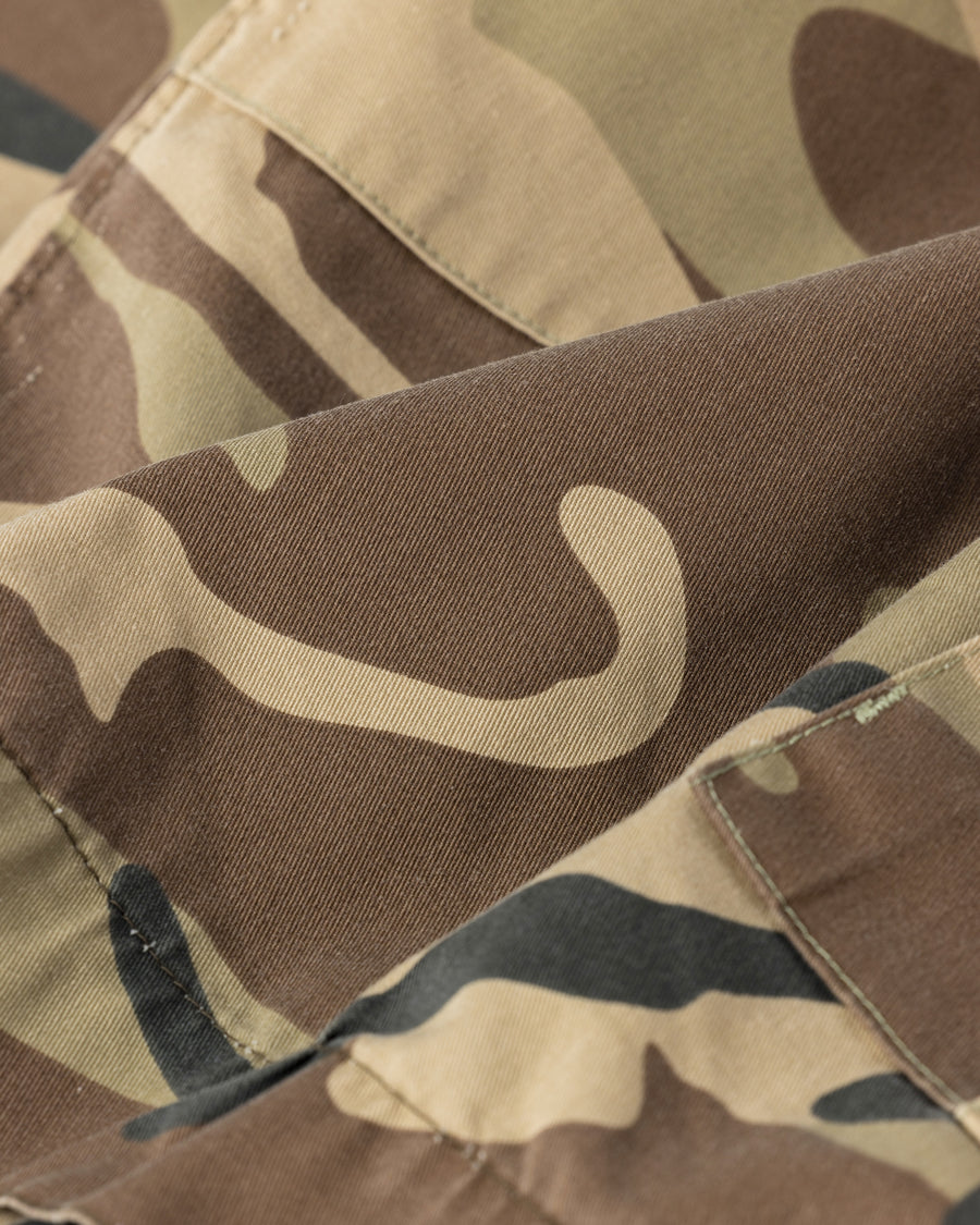 FADED BDU CAMO SHORTS WOODLAND