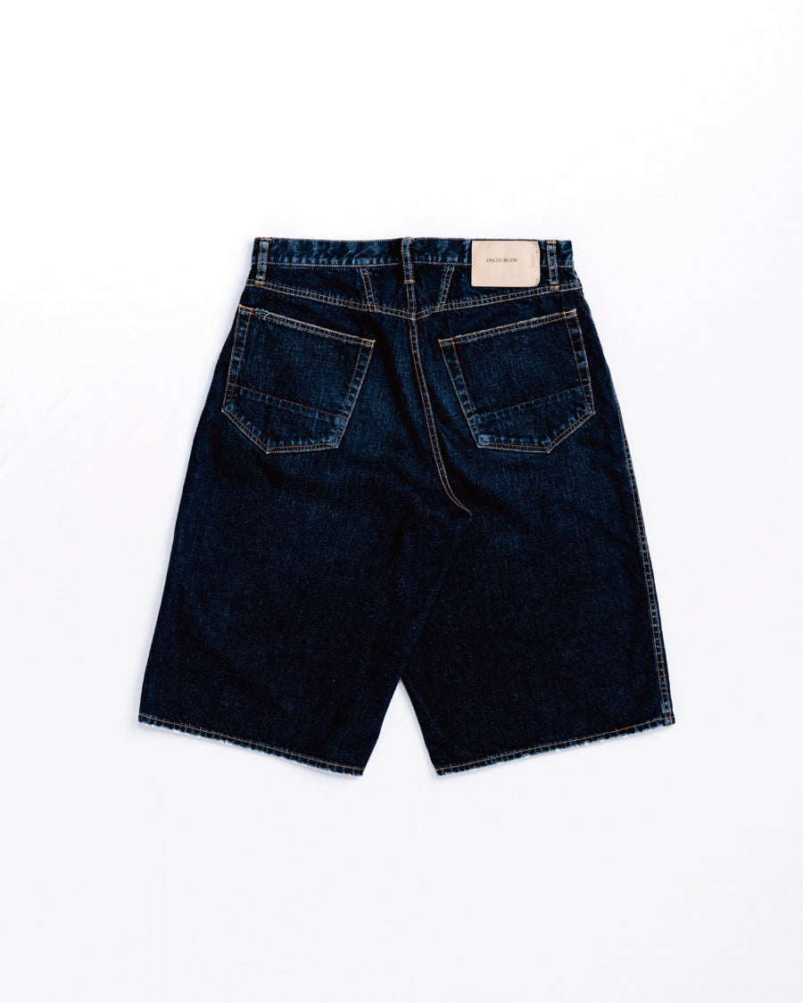 FRONT YORK DENIM SHORTS INDIGO – ANACHRONORM FRONT YORK DENIM SHORTS INDIGO – ANACHRONORM