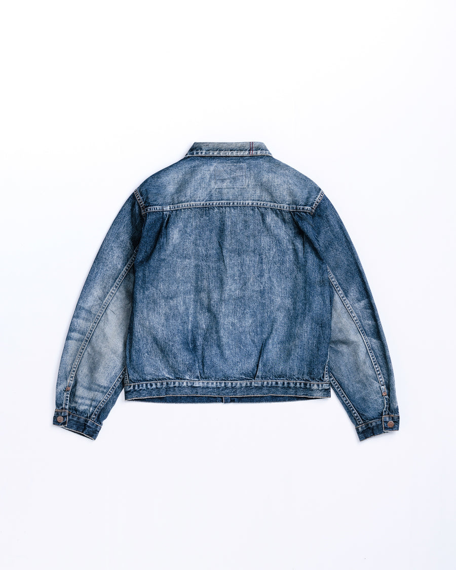 ANACHRONORM エイジング ダブルポケット デニムジャケット インディゴ | 507XX 2ndタイプ 11.5ozデニム エイジング加工 アタリ 日本製