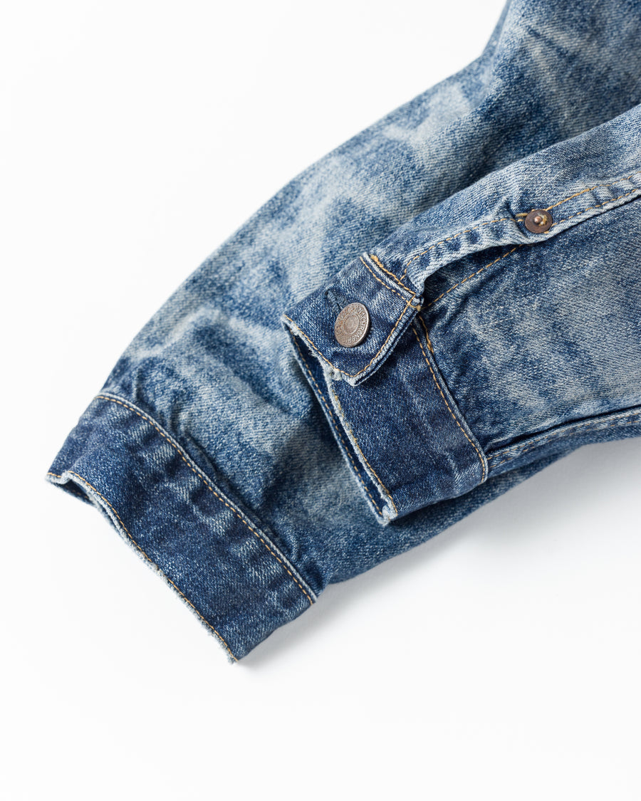 ANACHRONORM エイジング ダブルポケット デニムジャケット インディゴ | 507XX 2ndタイプ 11.5ozデニム エイジング加工 アタリ 日本製