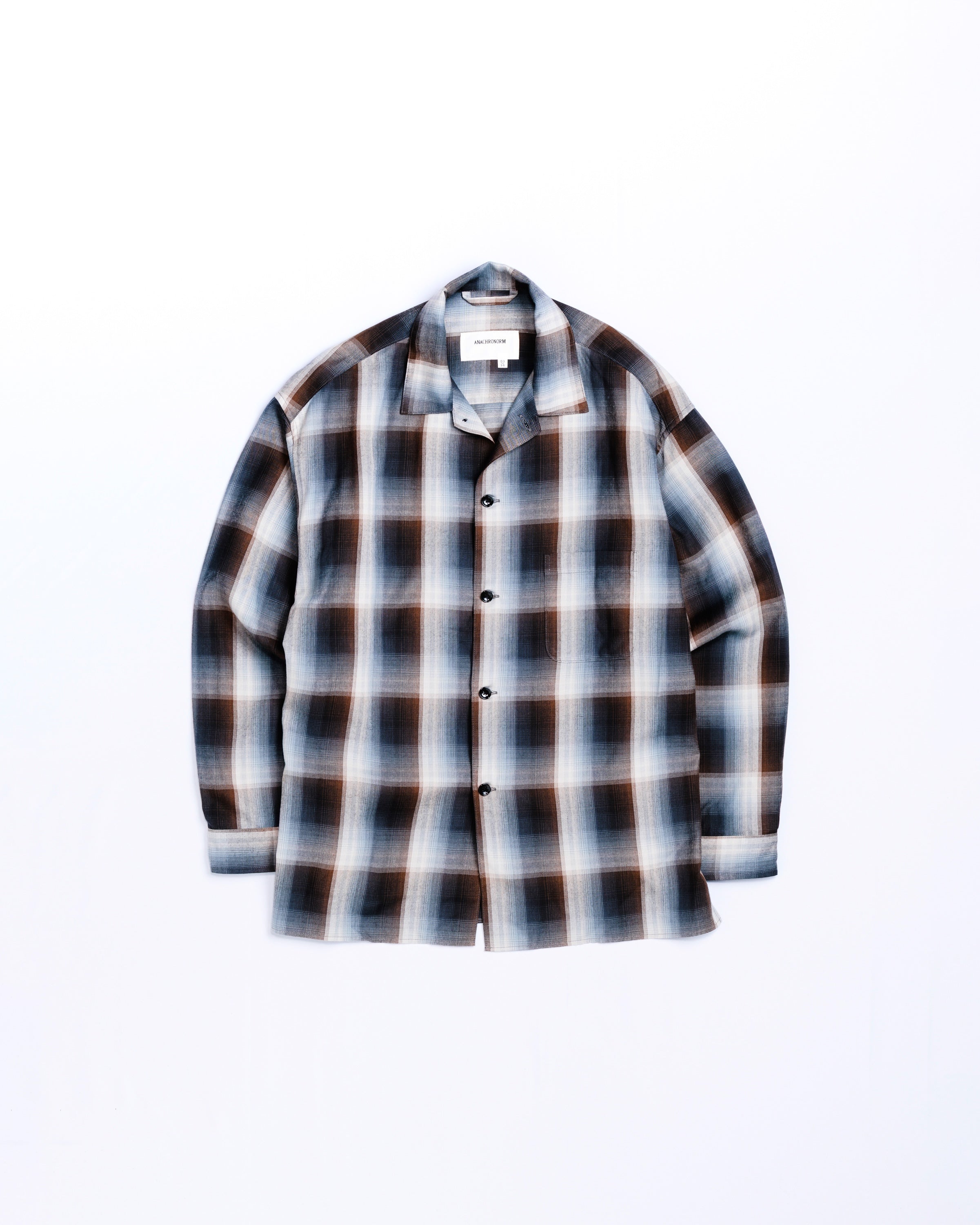 RELUX OPEN COLOR CHECK SHIRTS BLUE CHECK