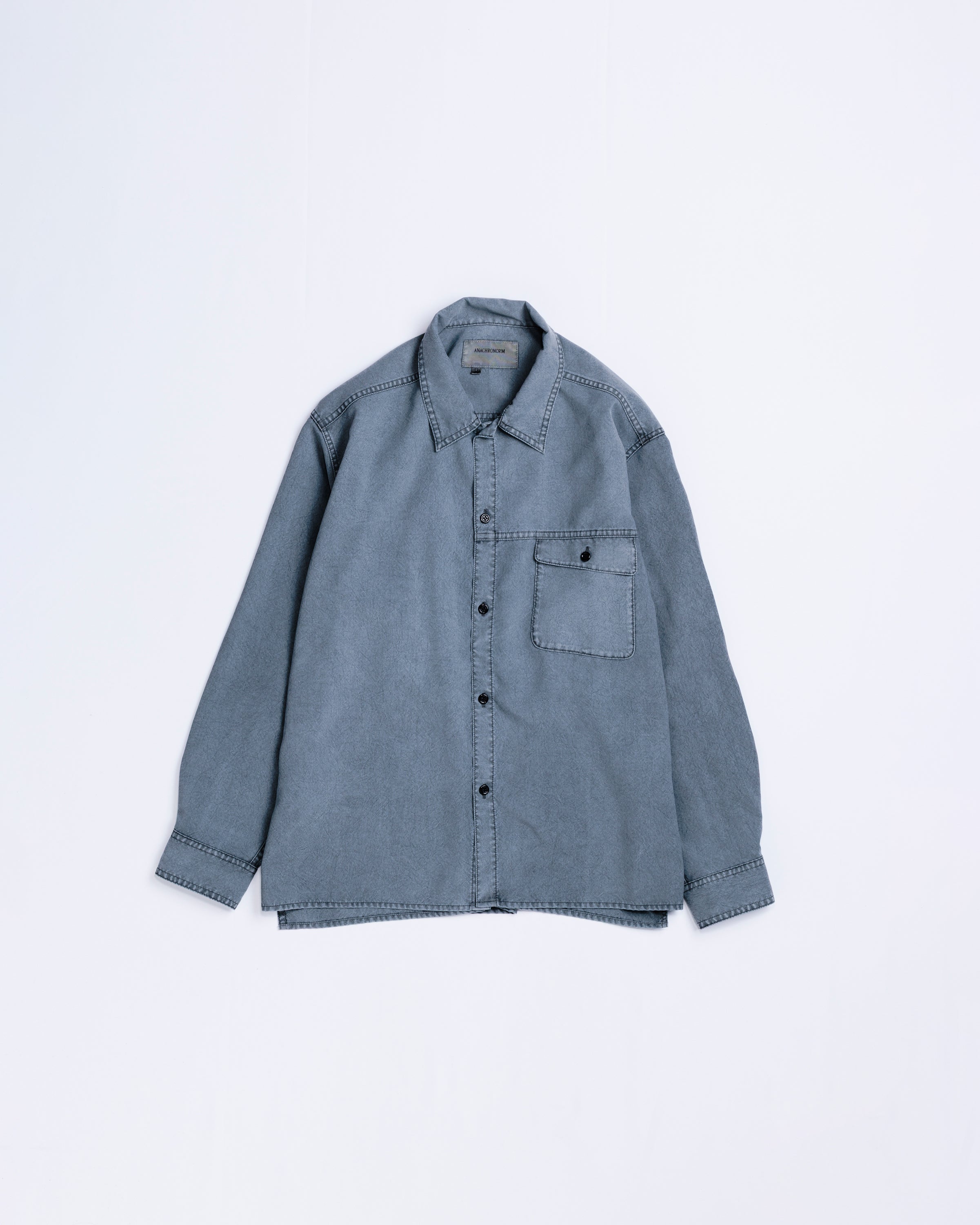 POLYESTER LIGHTWEIGHT SHIRTS GRAY BLUE