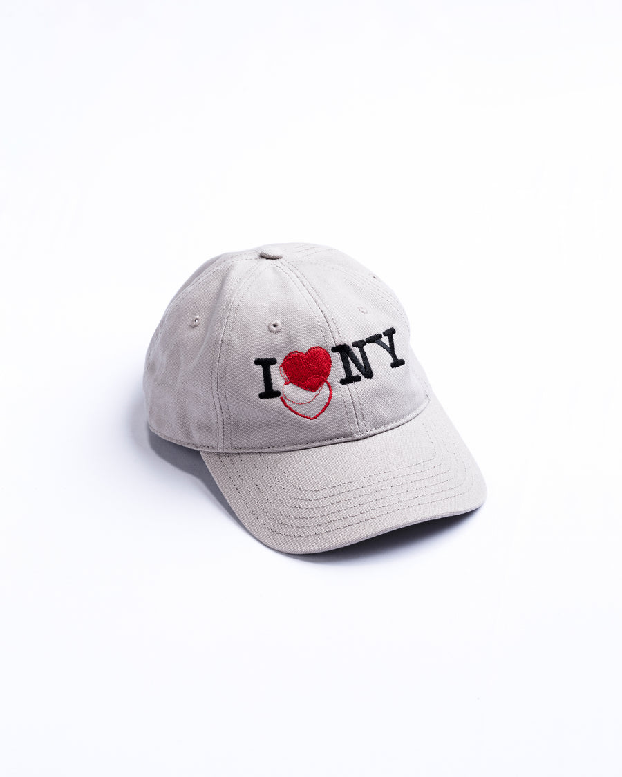 ICON THREADS GLITCH EMBROIDERY CAP BEIGE