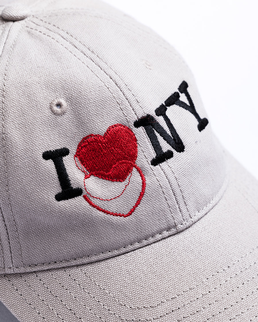 ICON THREADS GLITCH EMBROIDERY CAP BEIGE