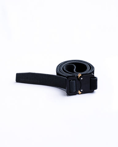 COBRA BUCKLE LEATHER BELT TYPE2 BLACK
