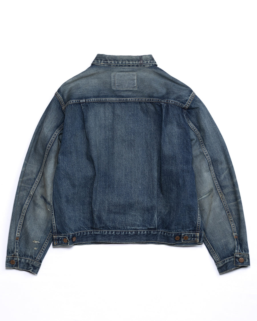 FRONT TUCK DENIM REMAKED JACKET INDIGO (26REMAKE) – ANACHRONORM