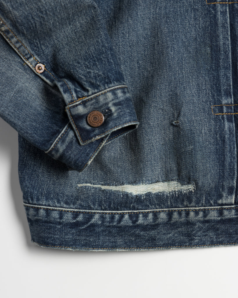 CONTEXT-005 FRONT TUCK DENIM JACKET <  5 colors >