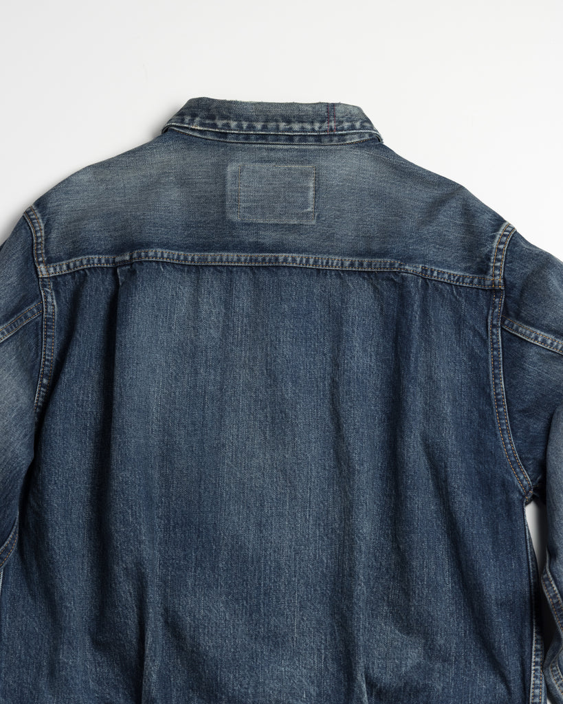 CONTEXT-005 FRONT TUCK DENIM JACKET <  5 colors >
