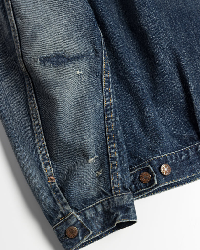 CONTEXT-005 FRONT TUCK DENIM JACKET <  5 colors >