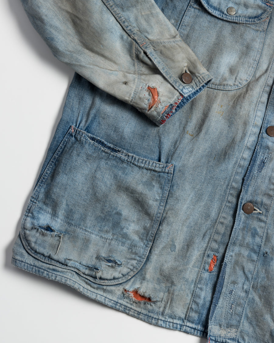 ANJ001 SMU REMAKED LIGHT oz DENIM COVERALL INDIGO