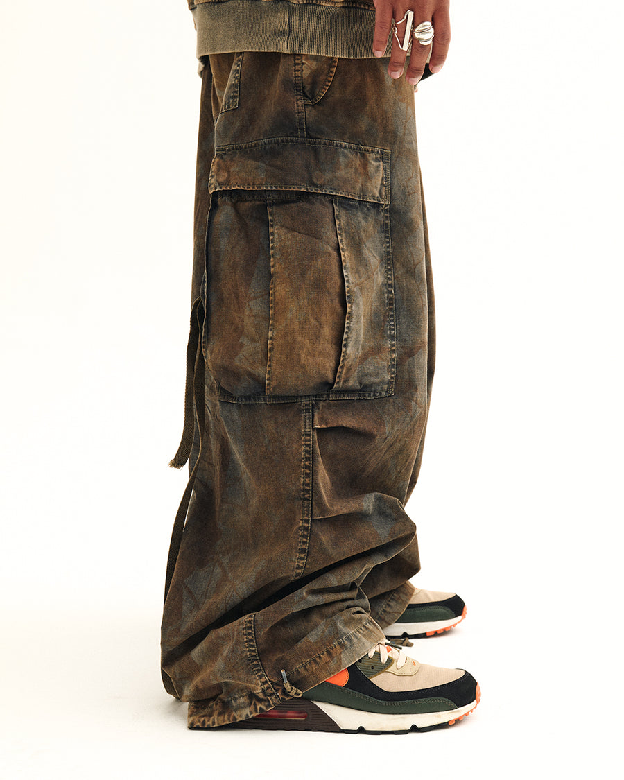 オリジナルリアルツリーを硫化染めしたM-51 タイプフィールドオーバーパンツ
