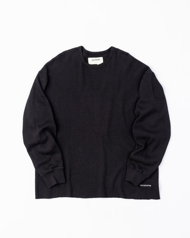 AN250 HEAVY THERMAL L/S T-S BLACK