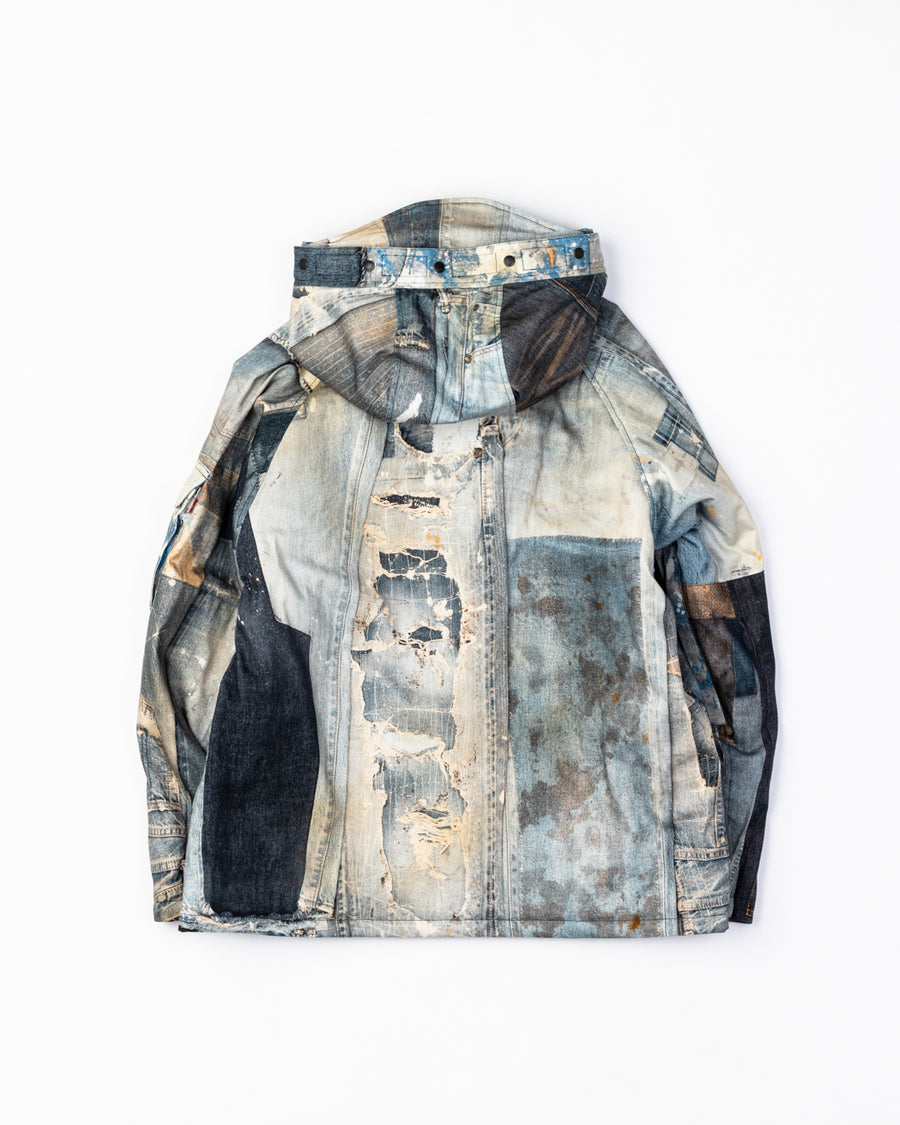 AN266 ECWCS TYPE PARKA JACKET INDIGO