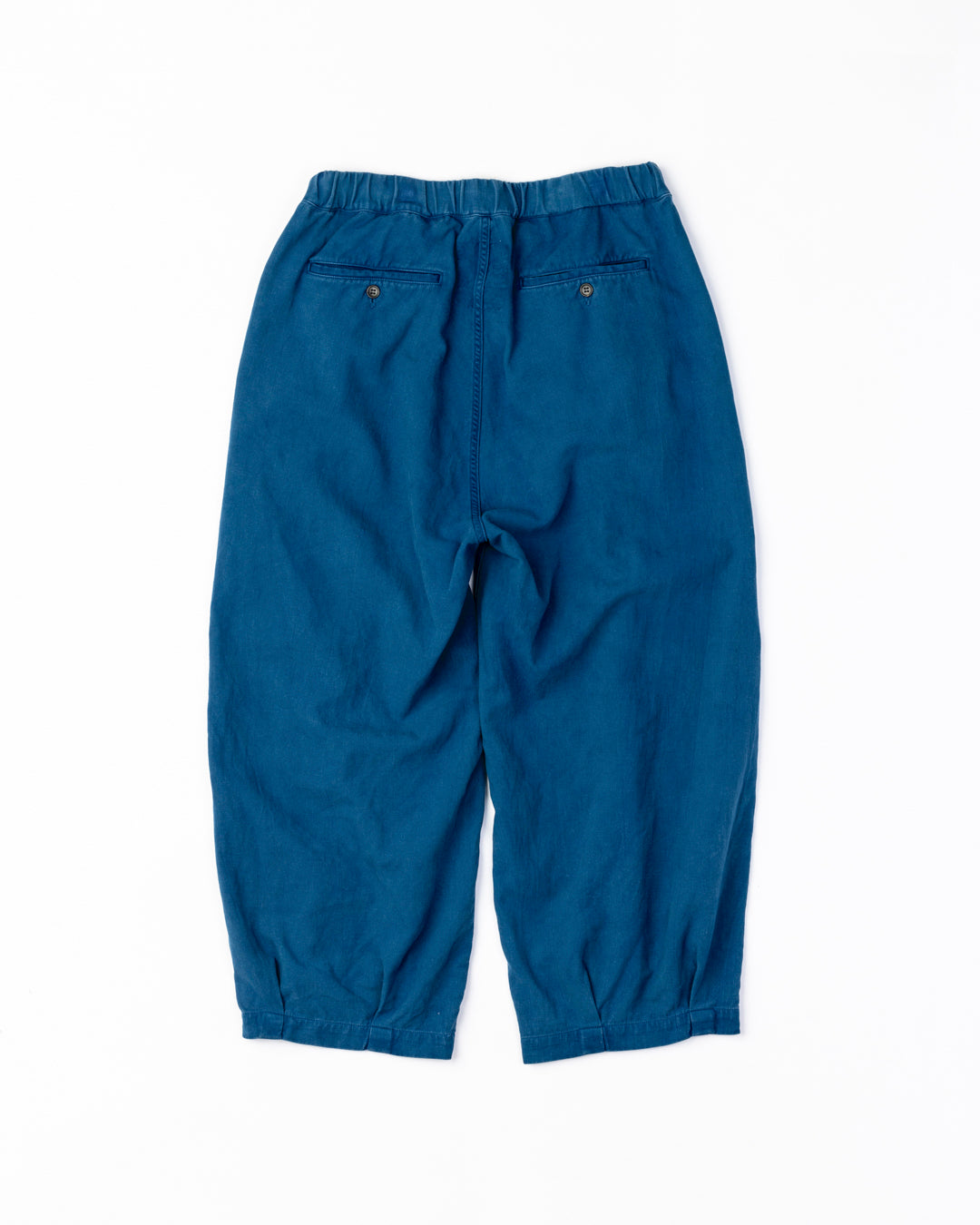 AN236-IND INDIGO HEM TUCK EASY PANTS INDIGO – ANACHRONORM