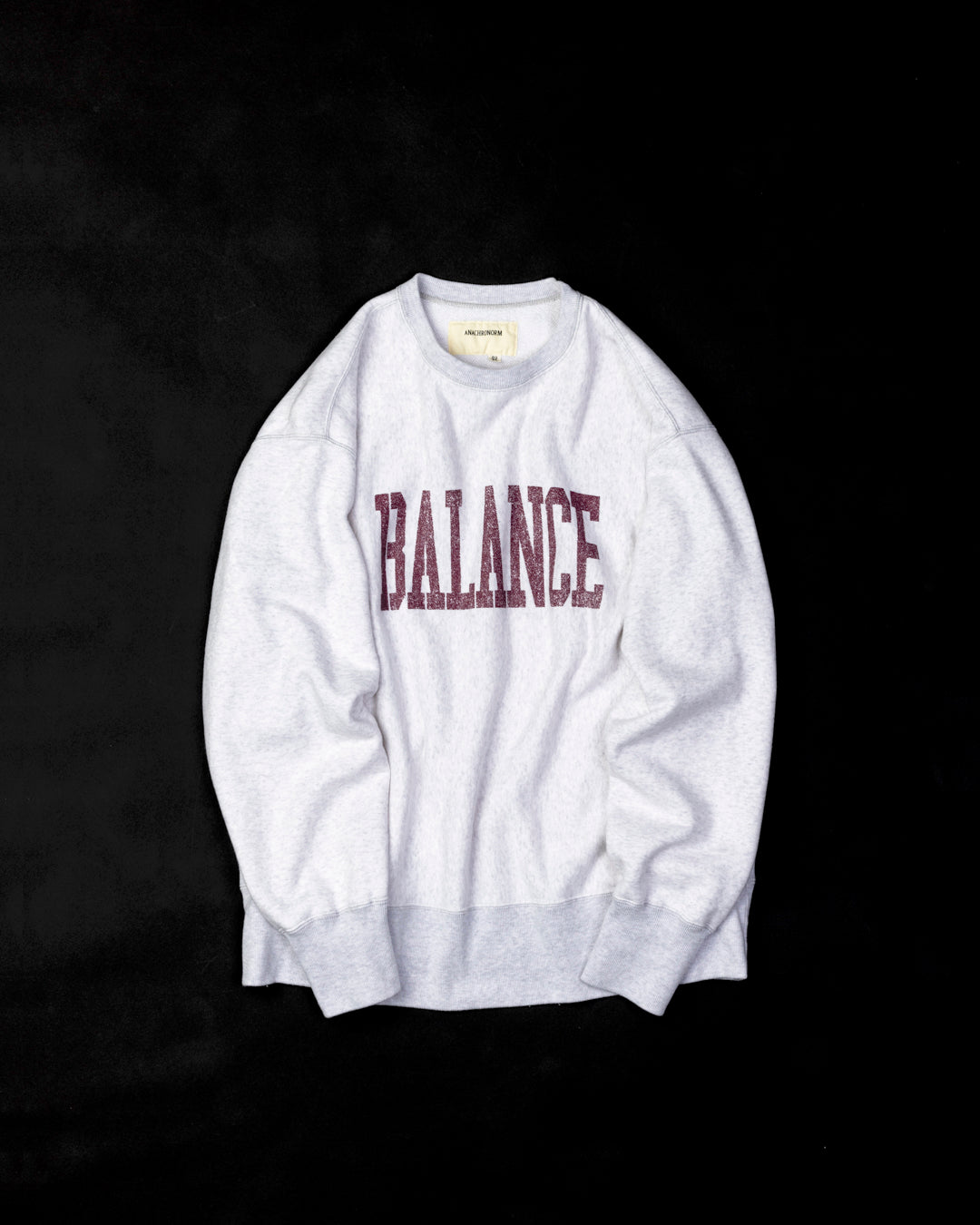 AN261 COLLAGE SIDE LIB SWEAT OATMEAL