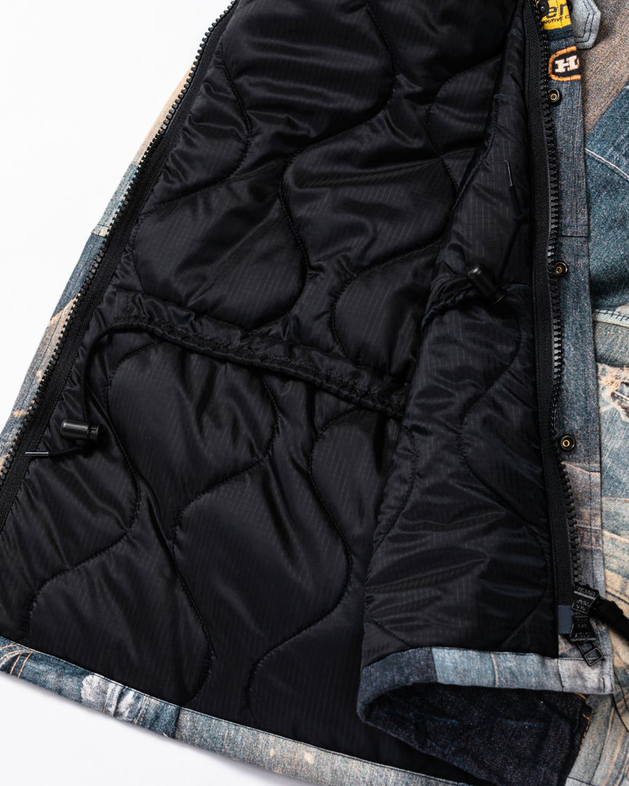 AN266 ECWCS TYPE PARKA JACKET INDIGO