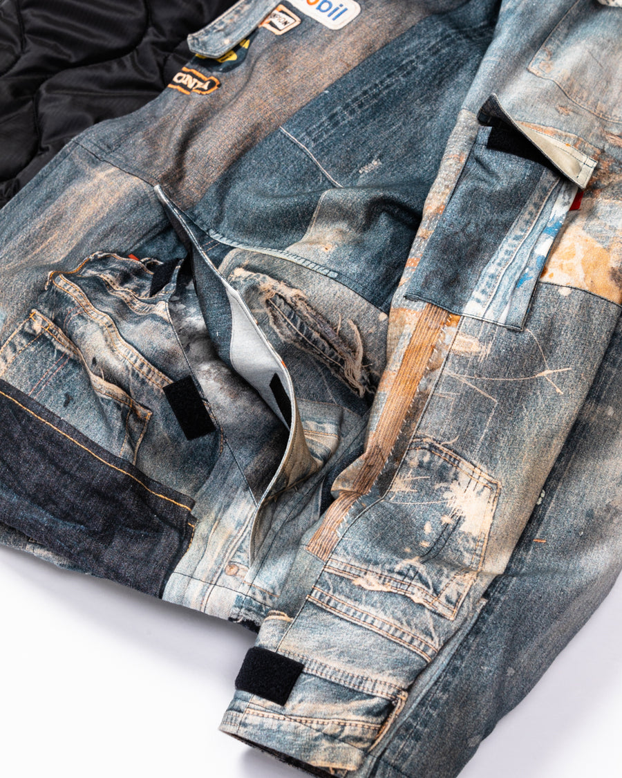 AN266 ECWCS TYPE PARKA JACKET INDIGO