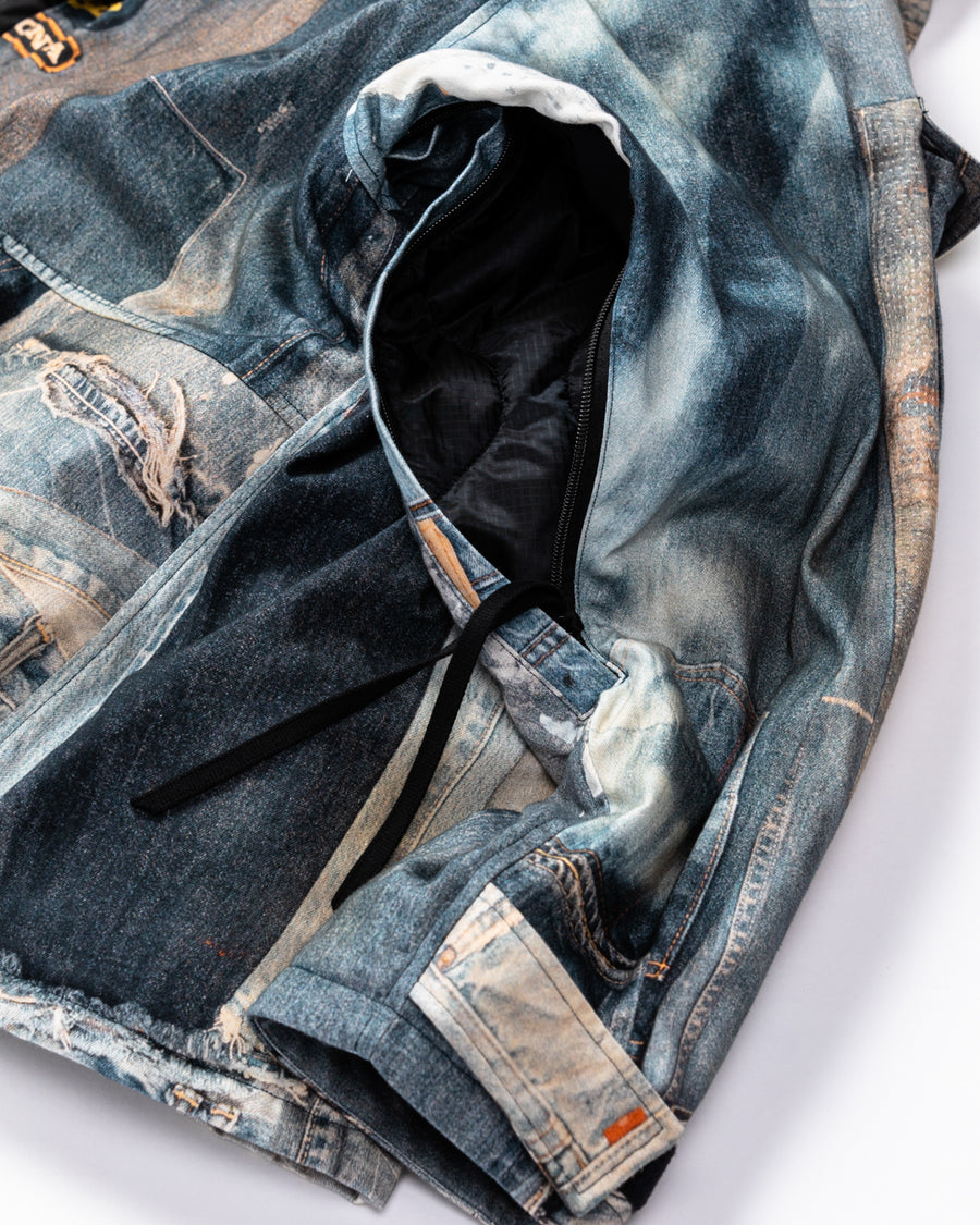 AN266 ECWCS TYPE PARKA JACKET INDIGO