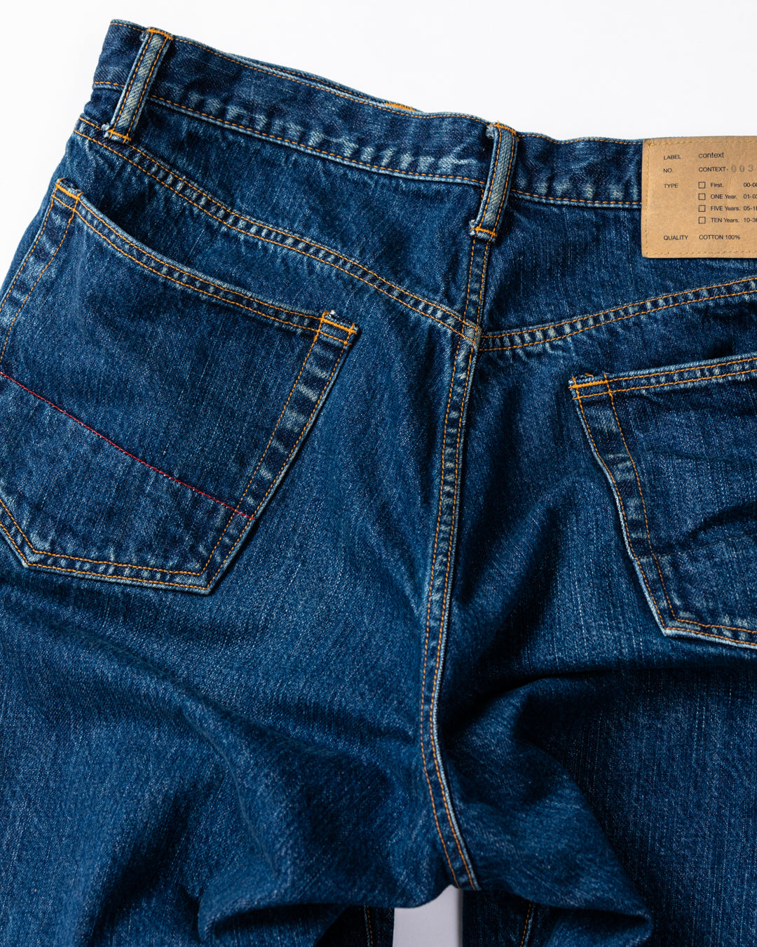 CONTEXT-003-1Y 80's WIDE 5P PANTS INDIGO(ONE YEAR WASH) – ANACHRONORM