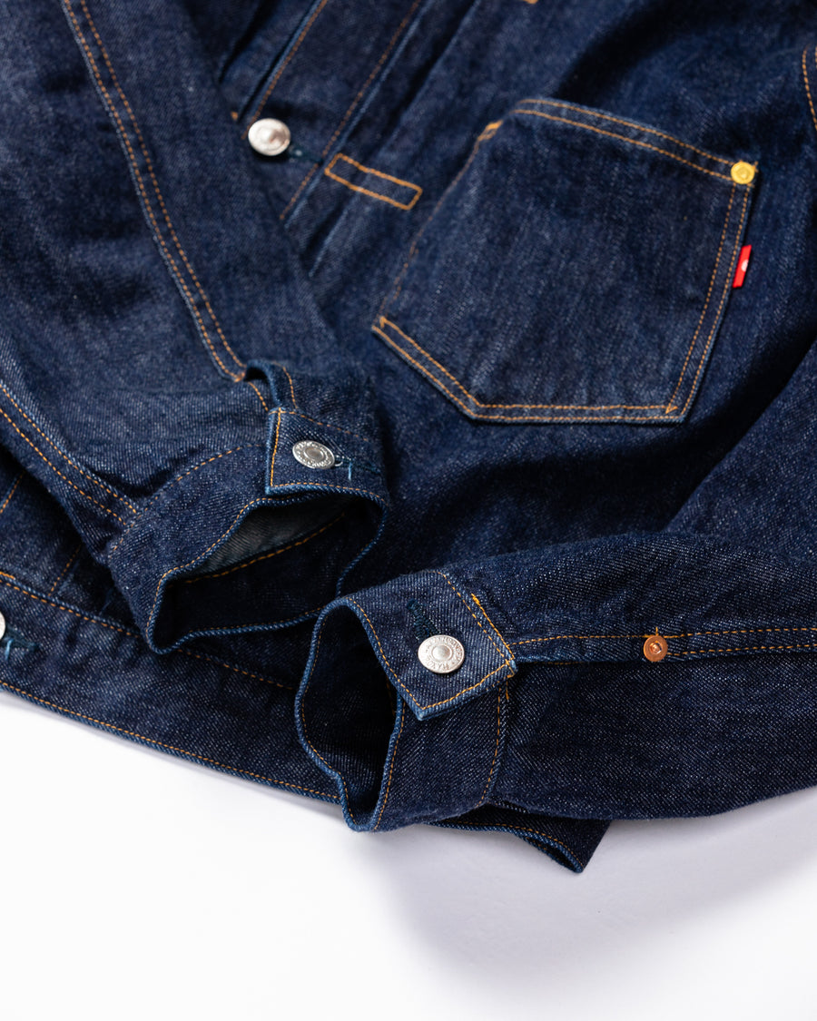 ANACHRONORM フロントタック デニムジャケット インディゴ ワンウォッシュ | 12.5oz セルビッチデニム 70502XX 1stタイプ 日本製
