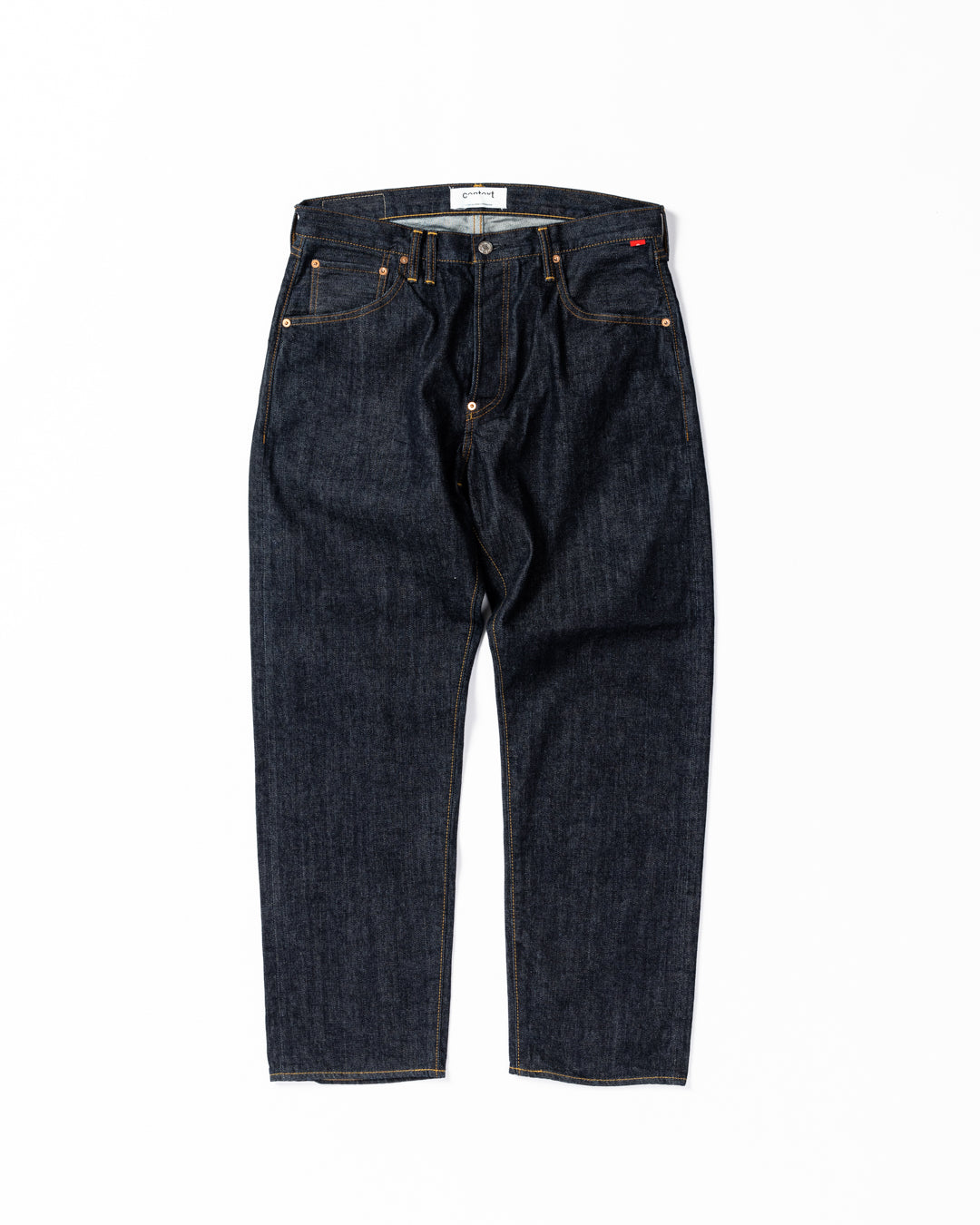 CONTEXT-001 REGULAR TAPERED 5P PANTS INDIGO(ONE WASH)