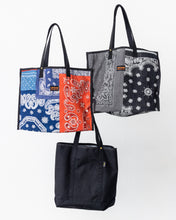 画像をギャラリービューアに読み込む, ANCS-002 REVERSIBLE CAMP STEADY TOTE BAG BLACK × MONOTONE
