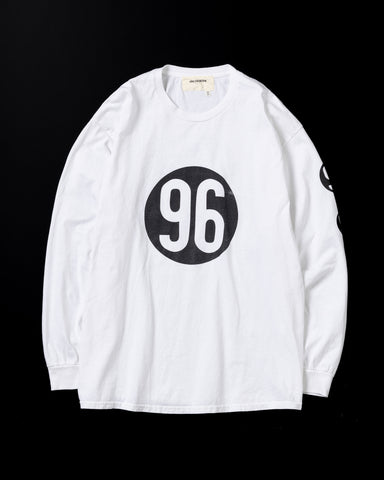 AN287 NUMBER 96 L/S T-S WHITE