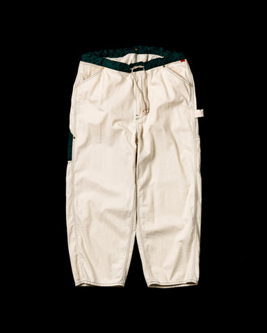 AN297 OFF WHITE PAINTER EASY PANTS OFF WHITE ×GREEN