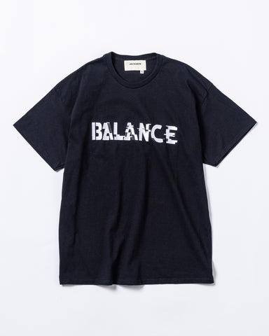 AN302 GLITCH EMBROIDERY S/S T-S BLACK