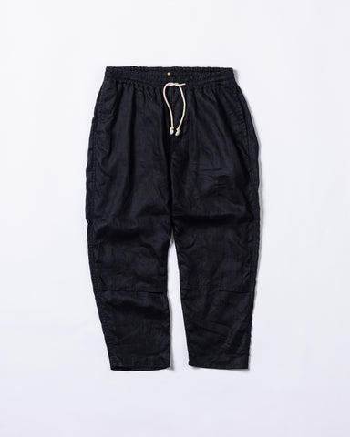 AN289 VENTILATED TAPERED EASY PANTS LIGHT BLACK
