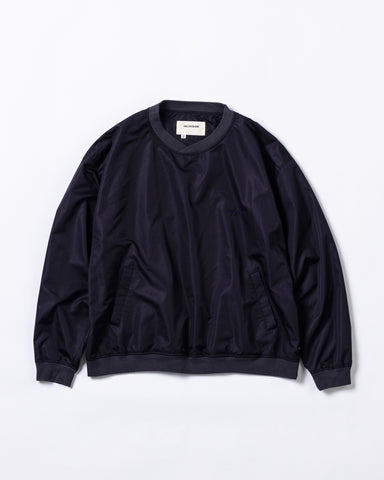 AN279 POLY PULLOVER JACKET D.NAVY
