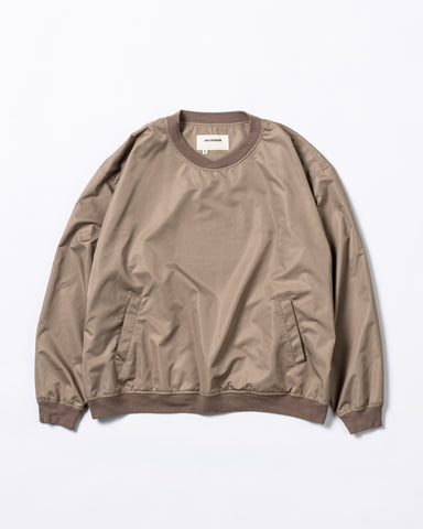 AN279 POLY PULLOVER JACKET BEIGE